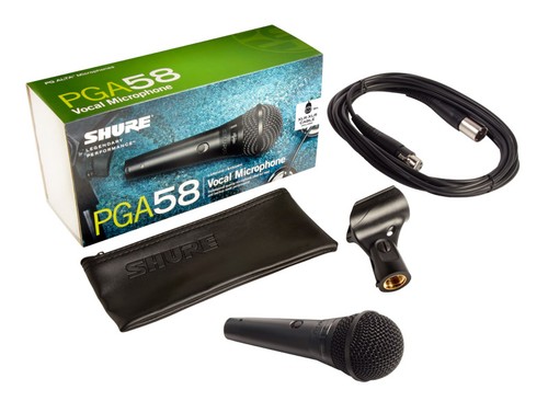 Shure pga58 xlr dynamic - pga58-xlr,