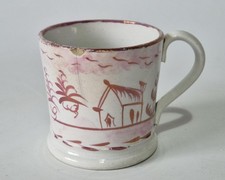 Antique Sunderland Pink Lustre