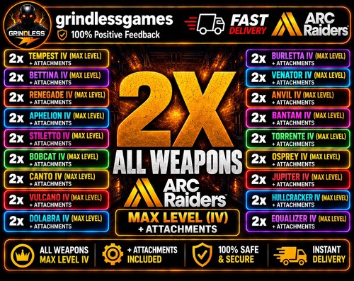 Arc raiders any weapon - 🔥,
