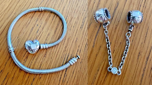 Pandora silver bracelet and - pandora,