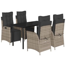 Patio Dining Set with Cushions