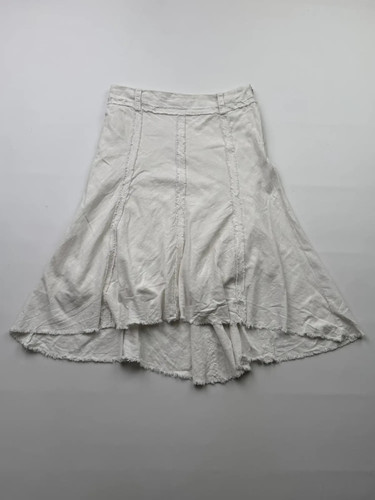 Vintage linen asymmetry - vintage, flare