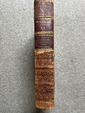 ANTIQUE BOOK The Plays of William Shakespeare Vol. 6 CHALMERS 1826 LEATHER Gilt