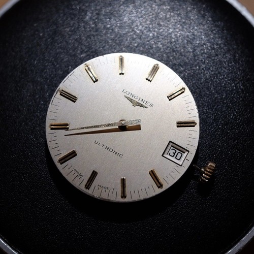 Longines ultronic dial gold - longines, in