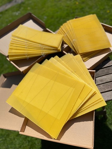 Deep brood wax - deep, (12x14)