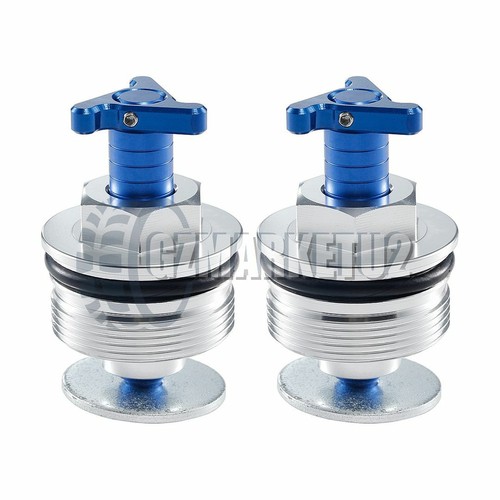 Fork top caps - top, bolts