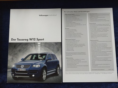 Touareg type w12 sport - 7l,