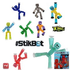 Genuine Boxed Stikbot Robot Stickbots Stop Motion Animation - Latest Colours