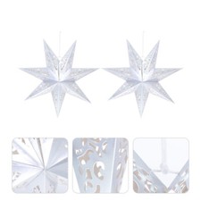  2 Pcs Large Paper Stars