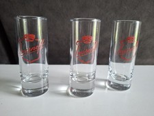 Smirnoff Tall Shot Glasses X 3