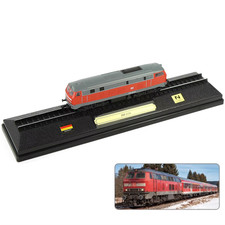 N Scale Model Railroad Static Plastic Locomotives with Base and Dustproof Displa