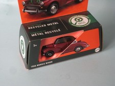 Matchbox 56 Morris Minor Maroon Cabrio Body Toy Model Car 70mm USA Moving Parts
