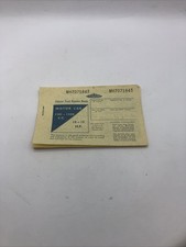 Fuel Ration Book From WW2