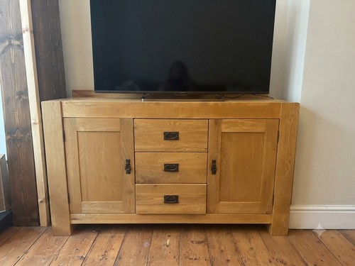Solid oak sideboard rustic - solid,