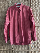 Eterna Mens  Shirt-red white