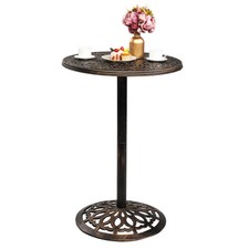 Outdoor Bistro Pub Table Round