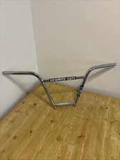 Cult Heavens Gate Begin Cuatro Bars Chrome 9.5” Rise BMX Bars