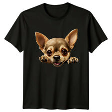 Cute Chihuahua Peek-A-Boo Dog Lover T-Shirt