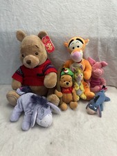 Disney Large Winnie the Pooh soft toy bundle Rabbit Eeyore piglet tigger