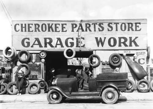 1936 auto parts store - auto,