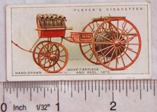1930 Players Fire-Fighting Appliances No. 15 hand-drawn hose-carriage and reel 1