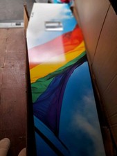 Wooden Coffin Pride Design