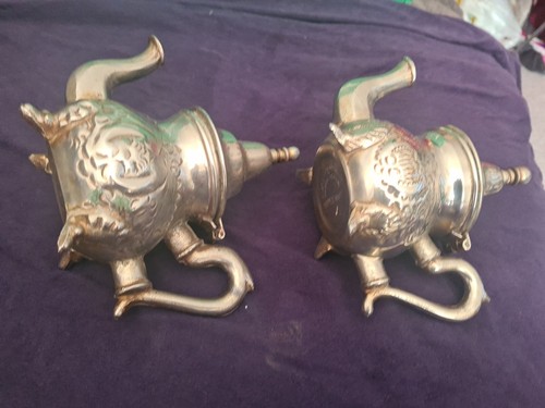 Pair moroccan teapots - pair,