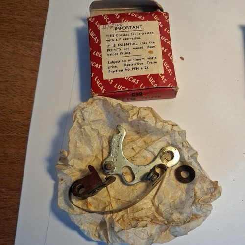 Vintage genuine lucas contact - genuine,