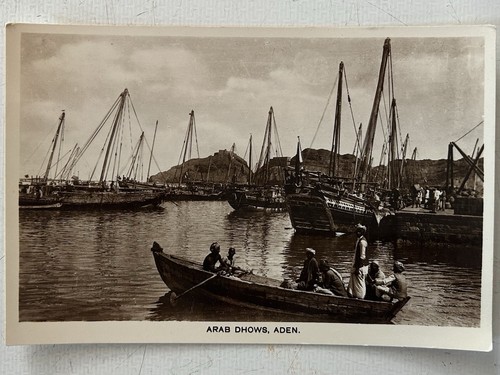 Arab dhows aden rppc photo - rppc, by