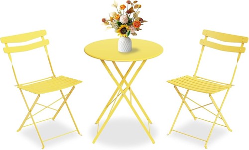 Folding bistro set seater - bistro,