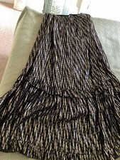 ZARA Party Maxi Skirt Black