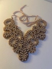 Vintage Textile Art necklace