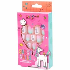 Girls stick nails false - on,