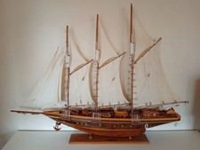 Wooden Model Boat Sailing