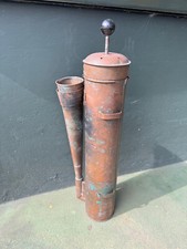 Antique Ship's Foghorn, brass, floor-standing victorian Watch Video!