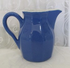 Small Blue Milk Jug Made In