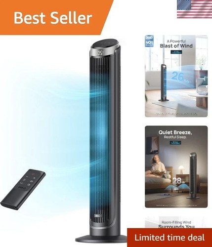 Certified tower fan with - -certified, 40"