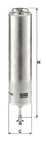 Mann fuel line filter - mann,