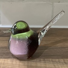 SVAJA Hand Blown Bird Glass