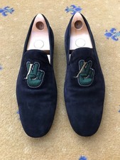 Louis Vuitton Shoes Slipper Loafer Auteuil Boy Scout Mens UK 9.5 US 10.5 43.5