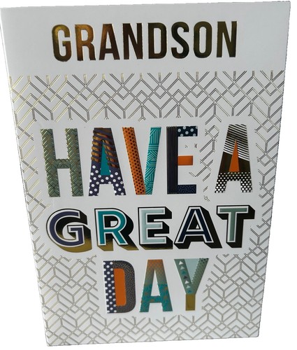 Grandson birthday card - grandson,