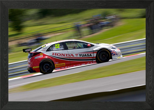 Btcc shedden honda framed - shedden,