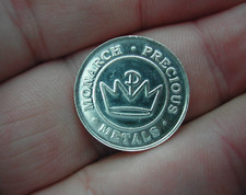 Monarch Precious Metals  1/10 oz  .999 Silver Bullion Round in Capsule.