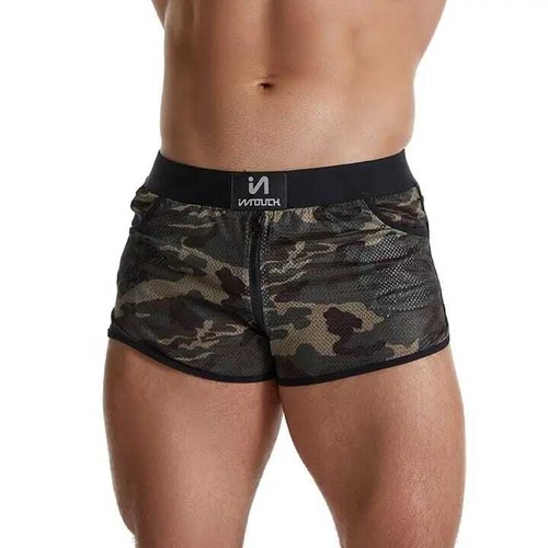 Intouch mens camouflage shorts - mens,