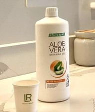 Aloe Vera 98% Leaf Fillet Peach Flavour Drinking Gel LR HEALTH MISSION LIFETAKT