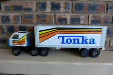 VINTAGE 70's PRESSED STEEL TONKA ARTIC TRUCK LORRY & TRAILER 55 cm Display