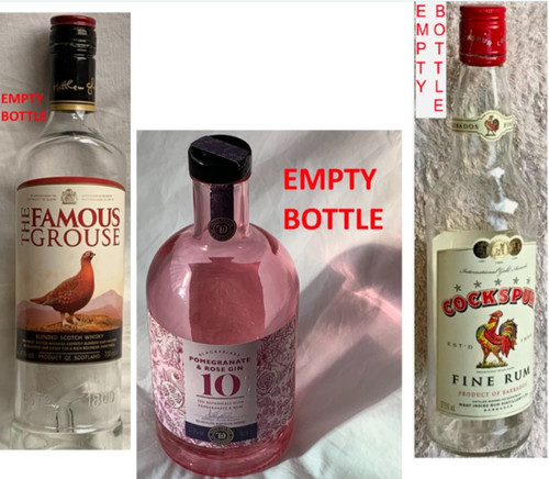 Empty bottles joblot - empty,