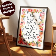 THIS HOUSE IS FULL OF LOVE AND