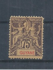 French Guyana stamps.  1892