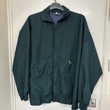 Sunderland Goretex Jacket Mens XL Green Check Waterproof Golf Windbreaker